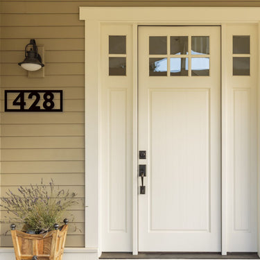 Metal House Numbers Sign